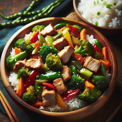 Image of Pork and Vegetable Stir Fry