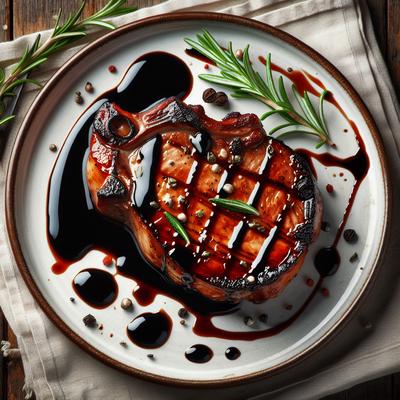 Image of Pork Chops with Balsamic Vinegar