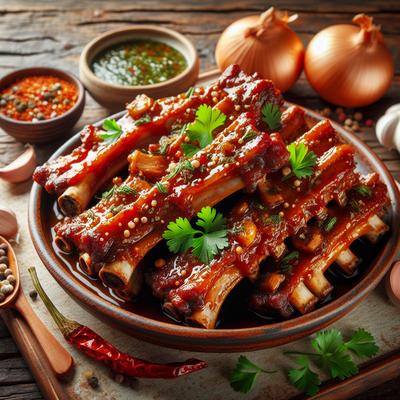 Image of Pork Spareribs in Tangy Sauce