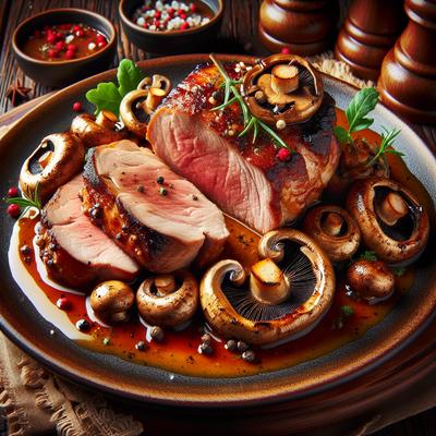Image of Pork Tenderloin and Mushrooms