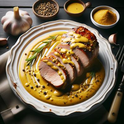 Image of Pork Tenderloin with Creamy Mustard Sauce
