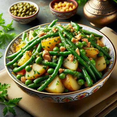 Image of Potato and Green Bean Salad Egyptian Style