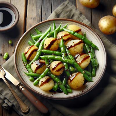 Image of Potato and Green Bean Salad with Balsamic Vinaigrette