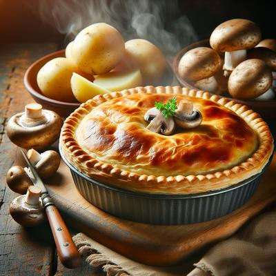 Image of Potato and Mushroom Pie