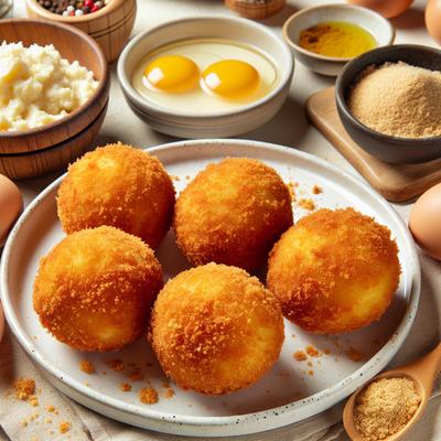 Image of Potato Croquettes Deep Fried