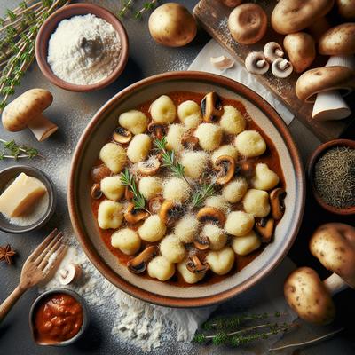 Image of Potato Gnocchi with Wild Mushroom Sugo