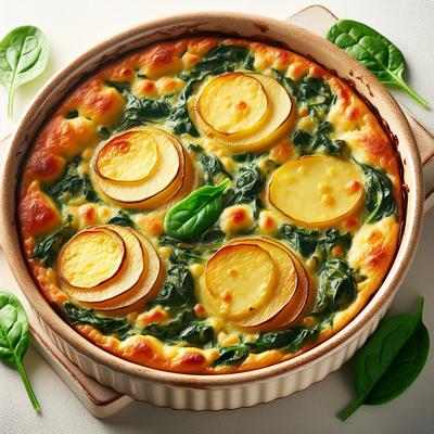 Image of Potato Spinach Casserole