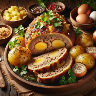 Image of Potato Stuffed Meatloaf