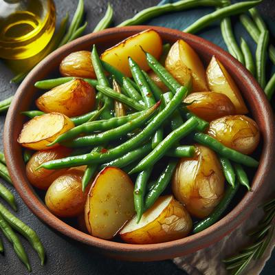 Image of Potatoes and String Green Beans