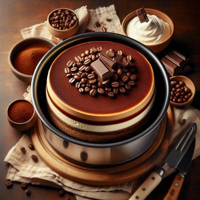 Image of Pressure Cooker Mocha Cheesecake