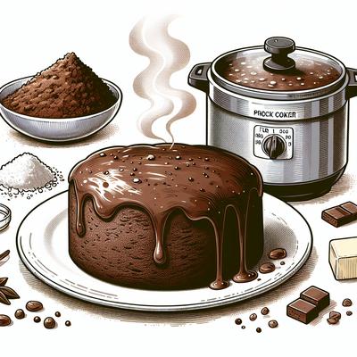 Image of Pressure Cooker or Steamed Chocolate Cake