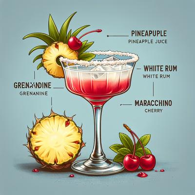 Image of Prohibition Mary Pickford Cocktail