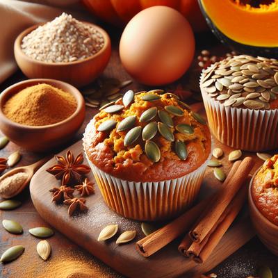 Image of Protein Powered Whole Wheat Pumpkin Muffins