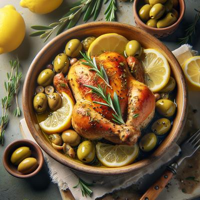 Image of Provencal Lemon Olive Chicken