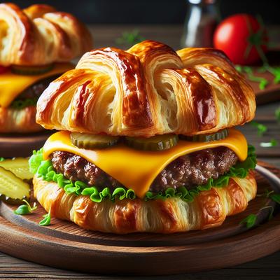 Image of Puff Pastry Cheeseburgers