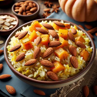 Image of Pumpkin Almond Pilau Rice
