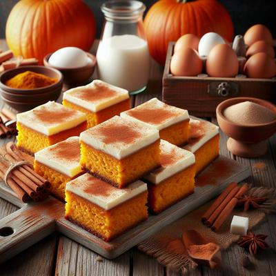 Image of Pumpkin Cake Bars