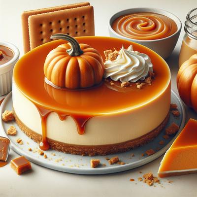 Image of Pumpkin Caramel Cheesecake