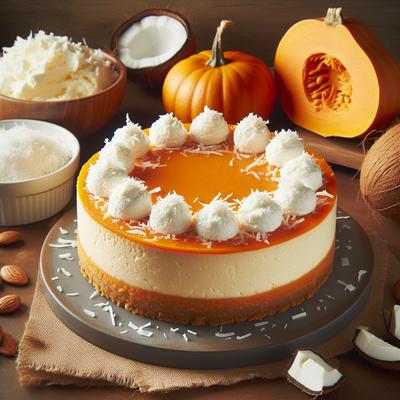 Image of Pumpkin Coconut Cheesecake