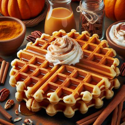 Image of Pumpkin Pie Waffles