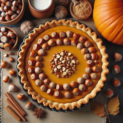 Image of Pumpkin Pie with Hazelnuts from Fwdgf