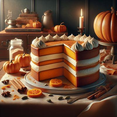 Image of Pumpkin Sandwich Cake
