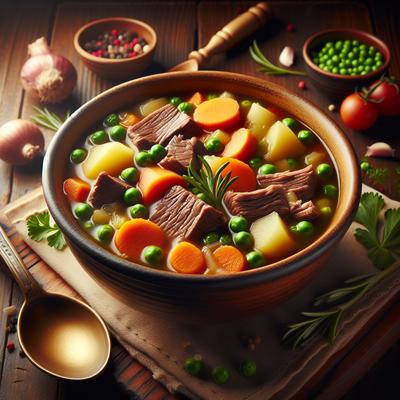 Image of Queen Puff's Vegetable Beef Soup