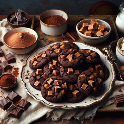 Image of Quick and Easy Chocolate Toffee Cookies