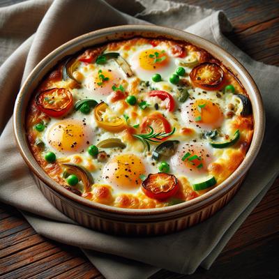 Image of Quick and Easy Egg Bake Dinner Favorite
