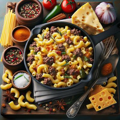 Image of Quick and Easy Skillet Cheeseburger Macaroni