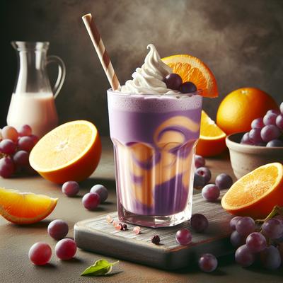 Image of Quick Creamy Grape Orange Shake