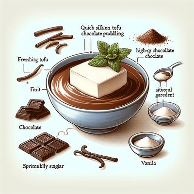 Image of Quick Silken Tofu Chocolate Pudding