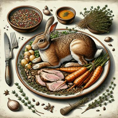 Image of Rabbit in Mustard and Thyme Sauce As I Like It