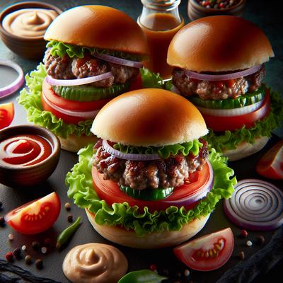 Image of Rachael Rays All American Mini Burgers with Special Sauce