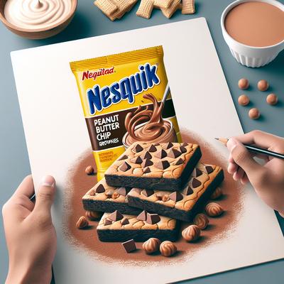 Image of Rachel's Fantabulous Nesquik Peanut Butter Chip Brownies