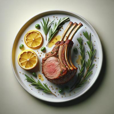Image of Rack of Lamb with Lemon Rosemary Baste