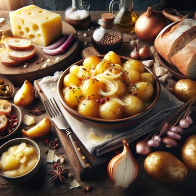Image of Raclette Potatoes and Cheese from Switzerland