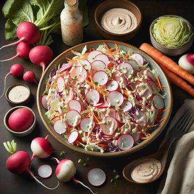 Image of Radish Slaw with New York Deli Dressing