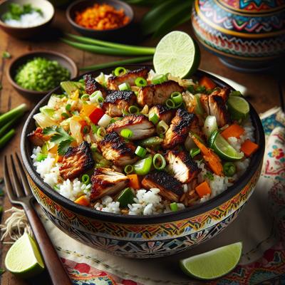 Image of Ragged Island Fried Rice with Blackened Chicken