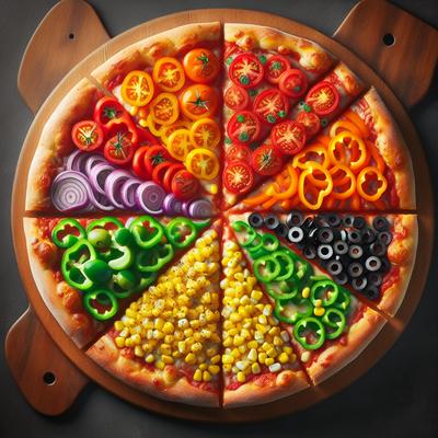Image of Rainbow Pizza