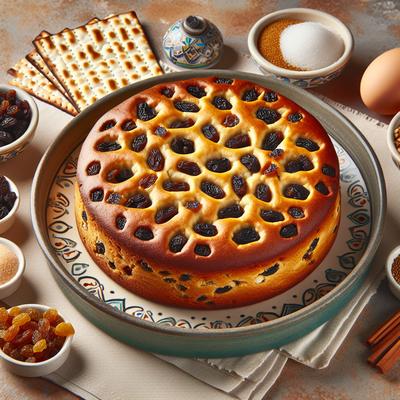 Image of Raisin Farfel Kugel Passover Friendly