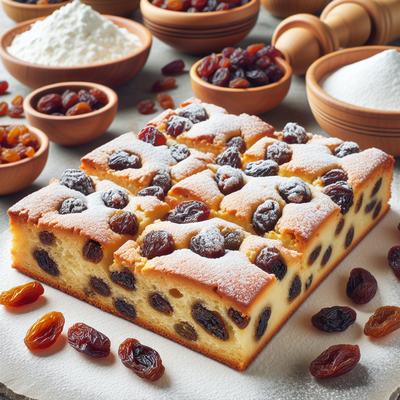 Image of Raisin Squares Italian Bakery Style