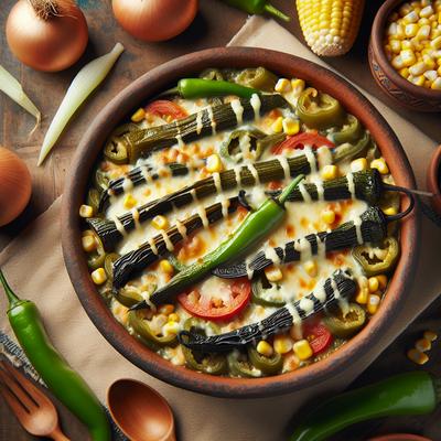 Image of Rajas Con Queso Peppers with Cheese