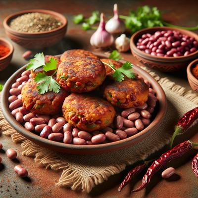 Image of Rajma Tikki Savoury Cutlets Made from Red Kidney Beans