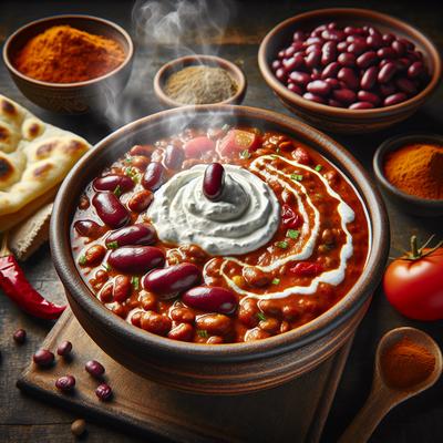 Image of Rajmah Punjabi Curried Red Kidney Bean Slow Cooker