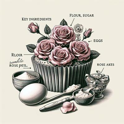Image of Rambling Rose Cupcakes Adorable Elegant Cupcakes
