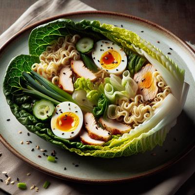 Image of Ramen in Romaine It's a Wrap
