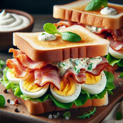 Image of Ranch Bacon and Egg Salad Sandwich