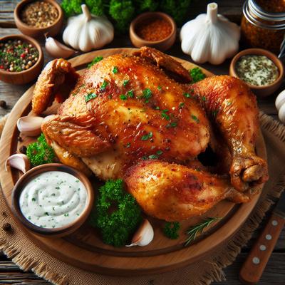Image of Ranch Marinated Oven Fried Chicken
