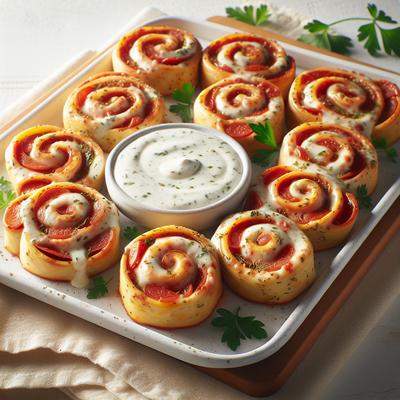 Image of Ranch Pizza Pinwheels Appetizer Snack